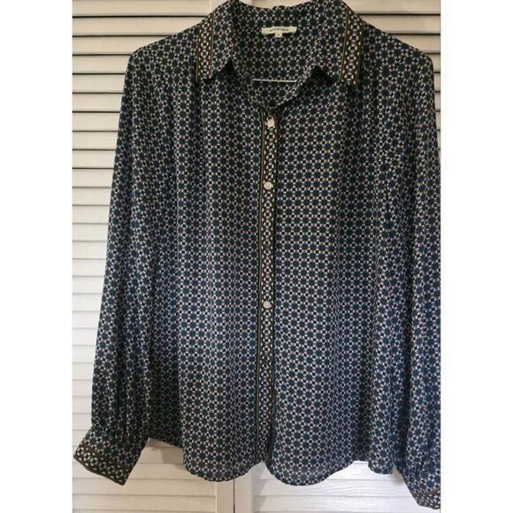 Max Studio Women’s Shirt - Size Large - Classic & Polished Top - Picture 1 of 10